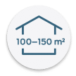Hus 100 - 150 kvm