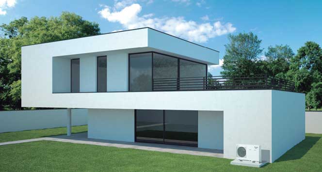 Monoblock luft-vatten Monoblock luft-vatten