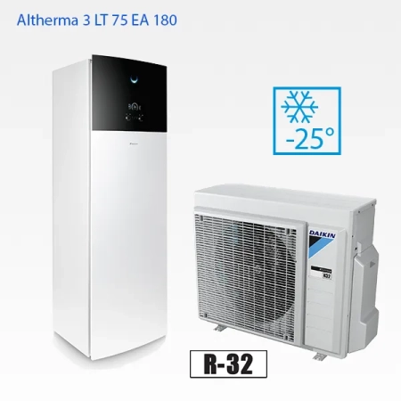 Altherma 3 LT 75 EA 180 Luft-vatten LT split golvstående inomhusdel