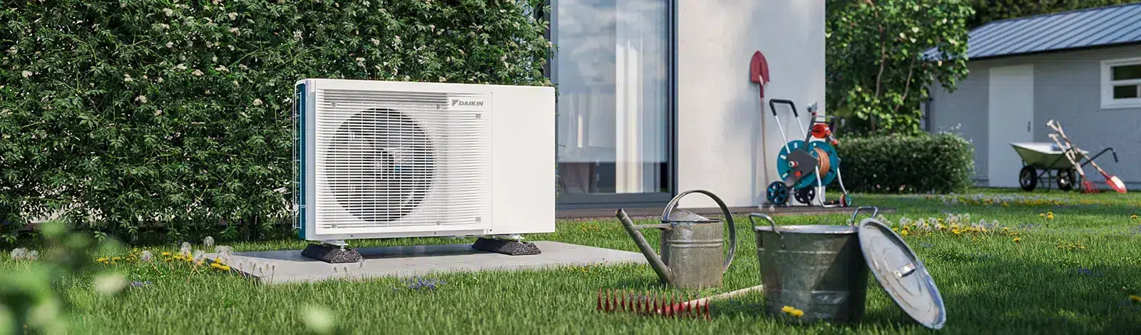 Daikin monoblock luft-vatten värmepump