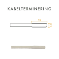 Kabelterminering värmekabel