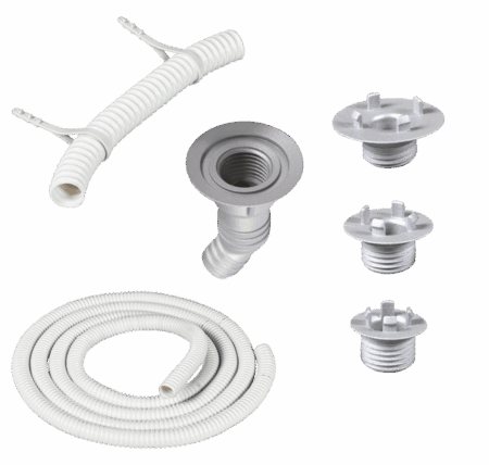 Avledningssats för utlopp utan uppvärmning